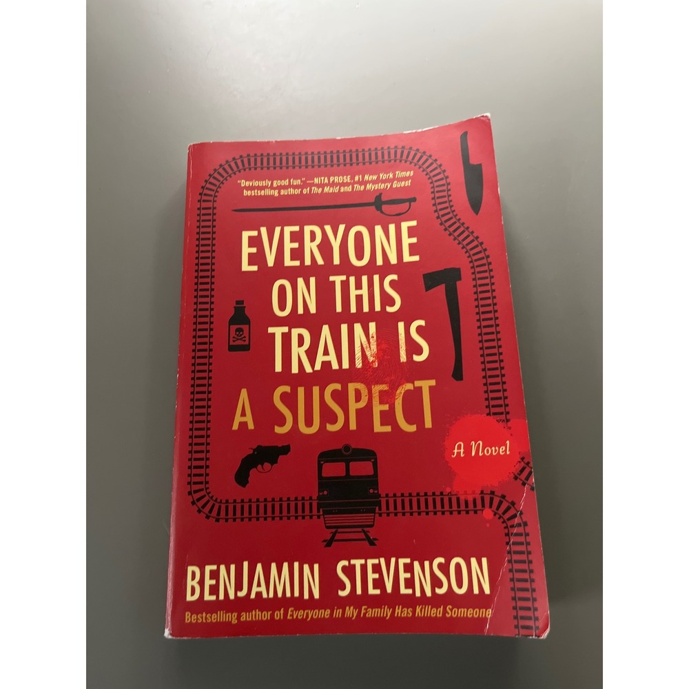 📚 3 for $15 📚Everyone on This Train Is a Suspect Benjamin Stevenson Mystery
